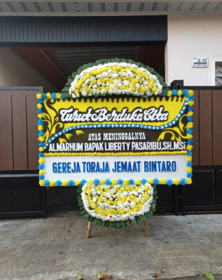 Papan Bunga Duka di Klampis